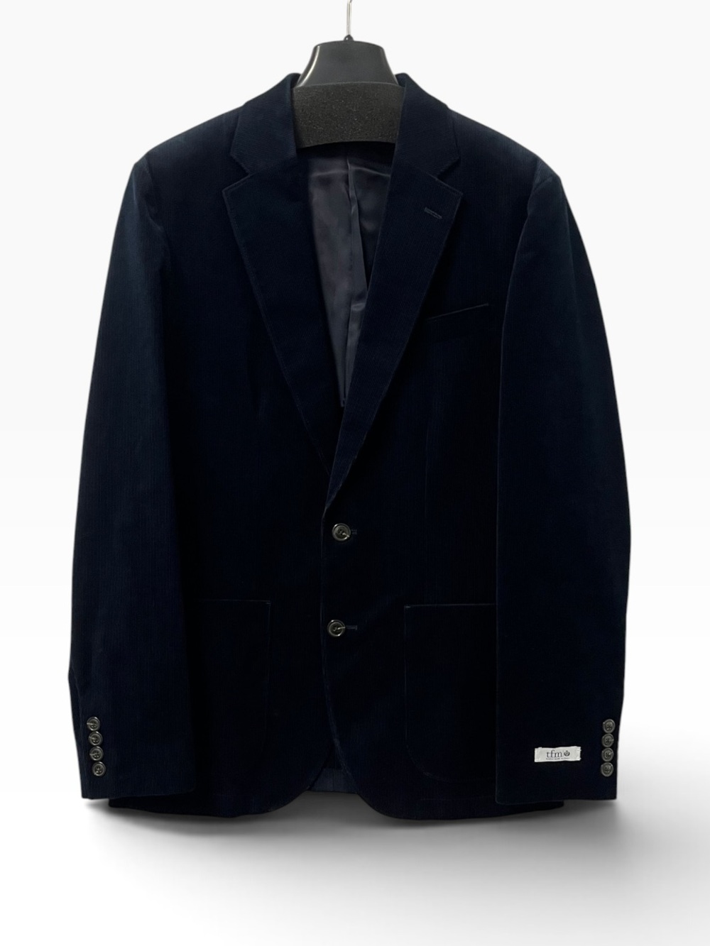 NWT J. Crew Ludlow Corduroy Blazer Mens 36R Navy Blue Cotton Slim Fit Sport Coat